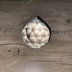 Swarovski 40mm Round Ball Sphere Crystal Clear Prism Suncatcher