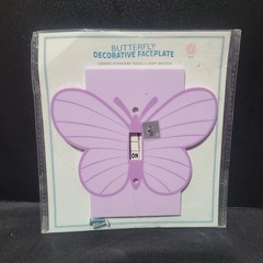 Butterfly Faceplate Lilac 5 X 5.5″ NEW