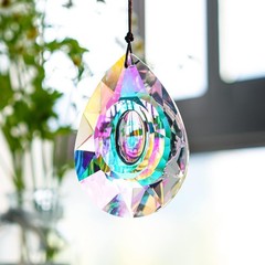 89mm/3.5in Hanging Chandelier Crystals Prism for Window Suncatchers Rainbow |…
