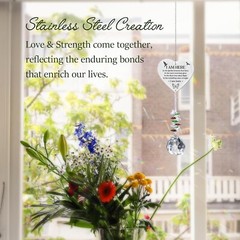 Memorial Clear Crystal Ball Suncatcher Sympathy Gift Loss Of A Loved One Bx 1