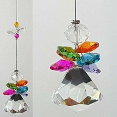 Memorial Crystal Angel Suncatcher sympathy gift. wholesale bulk lot suncatchers