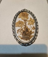 STAINED GLASS Real Dried Flowers MADE IN USA by Lasting Impressions beautiful.