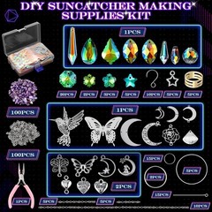 Geelin 400 pcs DIY Suncatchers Making Supplies Kit Art and Crafts for Adults …