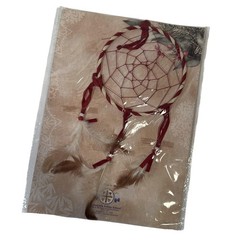 St. Joseph’s Indian School Red Feather Dream Catcher Medium Wall Decor Hanging
