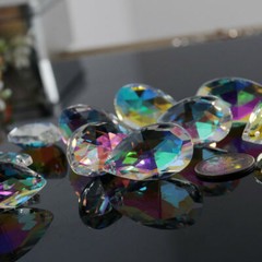 Lots AB Rainbow Crystal Lamp Prism Chandelier Pendant Jewelry Suncatcher Beads