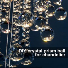 Elegant 20pcs Crystal Prism Set – 30mm Rainbow Reflectors for Weddings & Parties