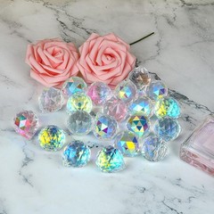 30mm/1.18″ 20pack Crystal Ball Prism Sunshine Catcher Rainbow Pendants Maker,…
