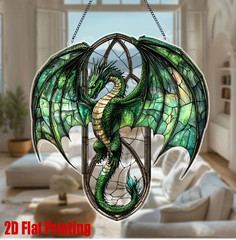 SUNCATCHER-Fantasy Dragon Acrylic 8×8