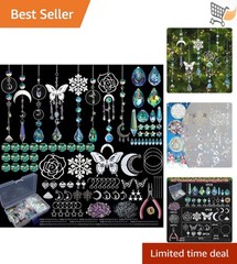 DIY Suncatchers Kit 400pcs Crystal Sun Catcher Supplies for Indoor Outdoor Decor