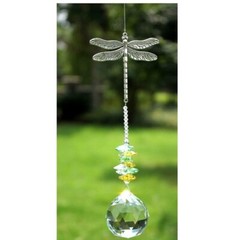 Crystal Suncatcher Rainbow Dragonfly Christmas Deco Gift