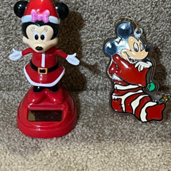 Disney Mickey Minnie Mouse Solar dancer & 2 sided sun catcher ornament
