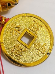 Feng Shui 2025 Horse Gourd Chinese Gold Coins Money Prosperity Good Luck Charm