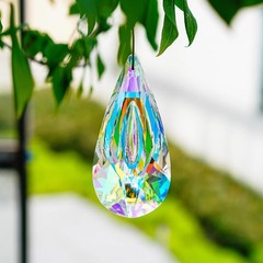 Sun Catchers Indoor Window AB-Color Crystal Ball Prism Rainbow Maker with Rope