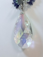 Kirks Folly Peacock Crystal Sun Catcher – large!