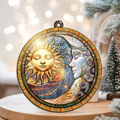 Spiritual Gifts for Men Women – Double Layered Hanging Suncatcher 6 in – Sun …