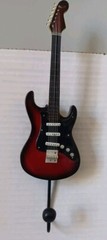 6-String Guitar Wood Art Wall Hook Handmade