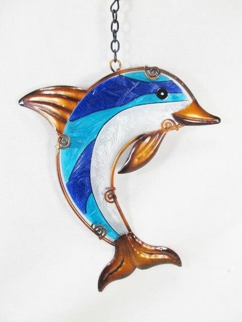 Dolphin Sun Catcher Yard & Garden Decor