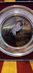💥Vintage Limited Edition Jefferson Pewter Stained Glass Ducks Collector Plate