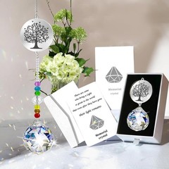 Memorial Gifts Crystal Suncatcher,Unique Sympathy Gifts for Loss of Loved One…