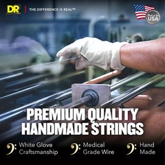 Set of 4 – DR Strings Pure Blues Pure Nickel Electric Guitar Strings 10-46 3 Pac