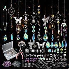 600 PCS DIY Suncatcher Kit Crystal Suncatchers for Windows Hanging Sun Catche…