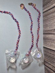 1pc Red White and Blue Suncatcher *Handmade* USA