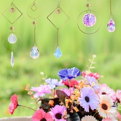 HPMAISON 260PCS Plant Pot Suncatcher Kit DIY Crafts for Small, Crystal Clear
