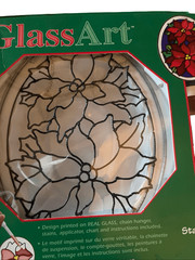 New 1998 Dimensions Glass Art Flower Stained Glass Kit 7″ X 9″