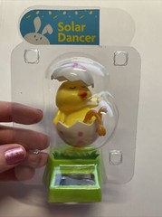 New CUTE Baby Chick solar dancer Dancing Hatching out of egg bobble head toy!!!