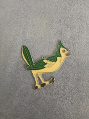 Vintage Blue Bird Sun Catcher 4″ x 4″