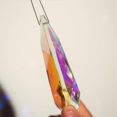 Sun Catchers Indoor Window AB-Color Crystal Ball Prism Rainbow Maker with Rope