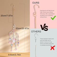 Geili Crystal Suncatchers for Windows Hanging,Spiral Crystals Sun Catchers Indoo
