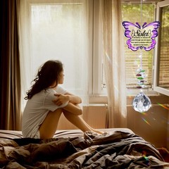 Sympathy Gifts for Loss of Sister | Memorial Crystal Suncatcher & Rainbow Maker