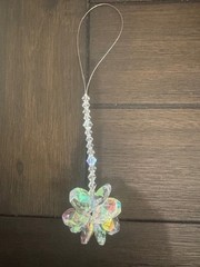 AB cluster Sun Catcher Rear View Mirror 8.5 inches long