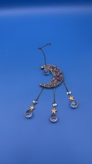 Amethyst Moon Crystal Suncatcher Star Prism