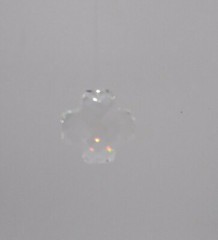 Swarovski Crystal Clear 28mm Cross 6863 Suncatcher/ Ornament; Checkerboard
