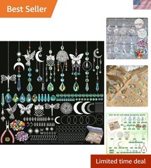 Delightful DIY Crystal Suncatcher Kit: 460+ Pieces for Stunning Light Displays