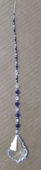 LIGHT MAGIC HANGING CRYSTAL BLUE AND GOLD