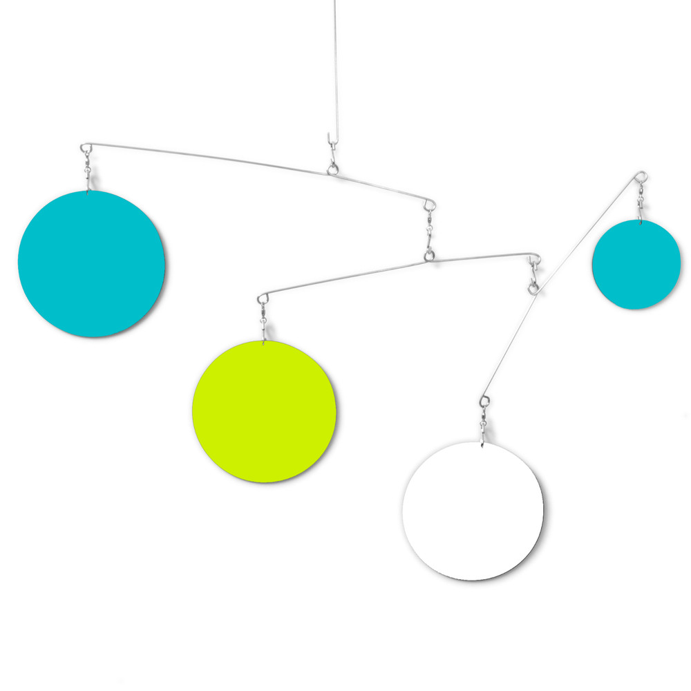 Cool MOD Atomic Mobile – DIY Colorful Home Decor – Rearrange Anytime -MCM Modern