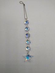 Handmade w/ Swarovski Crystal Clear AB Star & Octagon Suncatcher/ Ornament