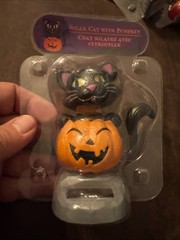 Lot of 16 Dancing SOLAR Halloween Zombie, Black Cat, Frankenstein, Scarecrow Etc