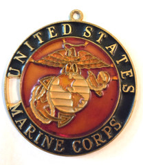 United States Marine Corps Stained Glass Window Wall Hanging Sun Catcher