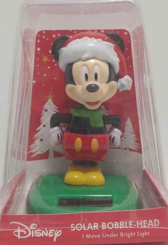 Harvey J Christmas Solar Bobble Head Minnie Mouse (LOC E-CMAS)