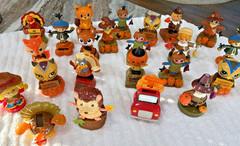 Thanksgiving & Autumn Fall Solar Powered Dancing Toy Figures Lot – 23