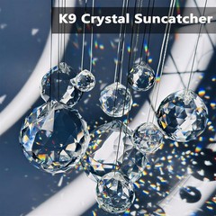 Crystal Prism Ball Sun Catcher – 24 Pack 20mm Hanging Decor for Windows, Wedd…