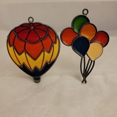 Suncatchers Hot Air Balloon And Balloons Window Hanger/Ornaments Kitschy Decor