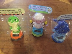 GREENBRIER SOLOR DANCING WHALE, DINOSAUR, LAMB BOBBLEHEADS NEW LOT X3