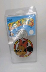 Vintage Disney Sunbeams Minnie Faux Stained Glass Window Cling Suncatcher