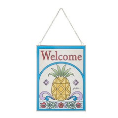 Welcome Pineapple Suncatcher Jim Shore Heartwood Creek