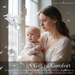 Hummingbird Memorial Gifts for Loss of Loved One, Unique Sympathy Idea, Clear…